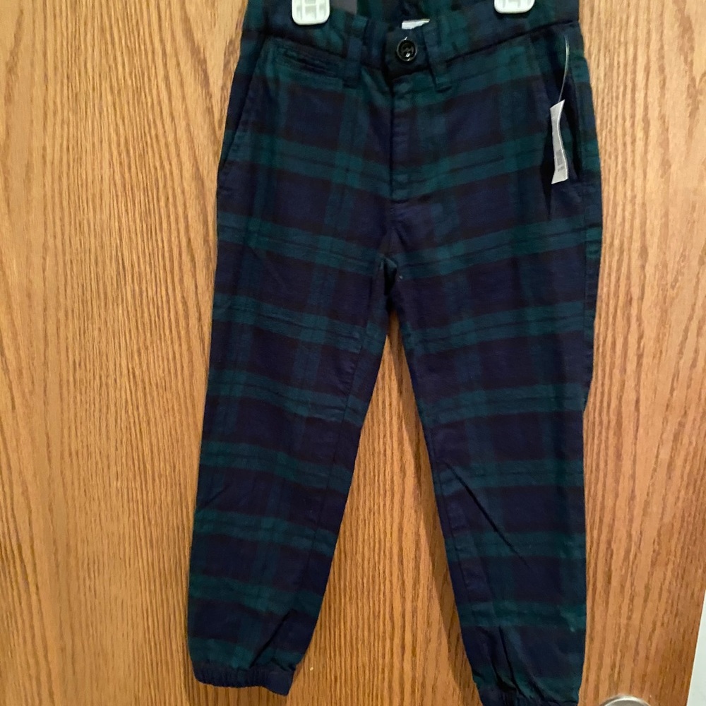 Boys plaid pants